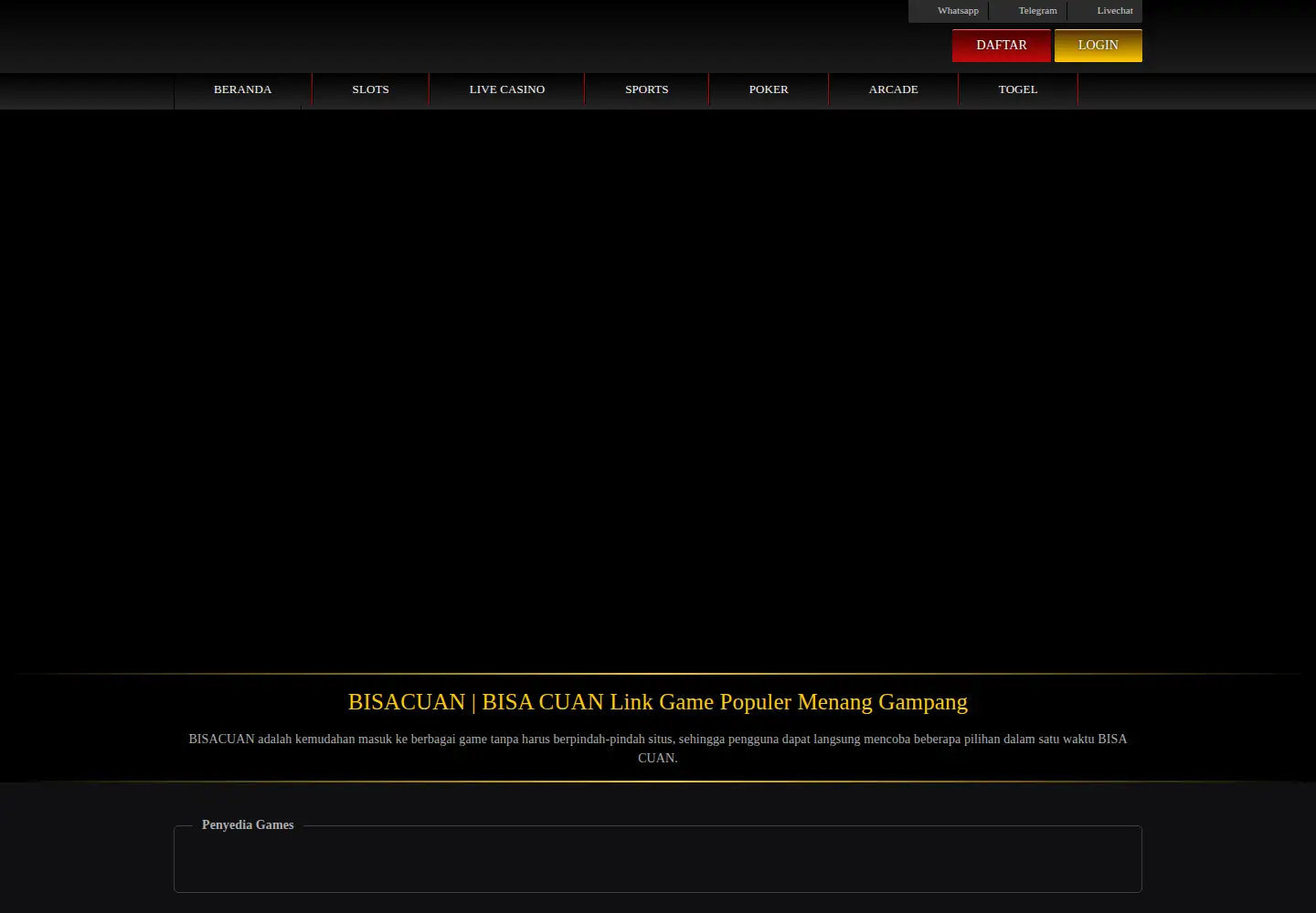 Captured homepage of bisacuan.org in the current scan