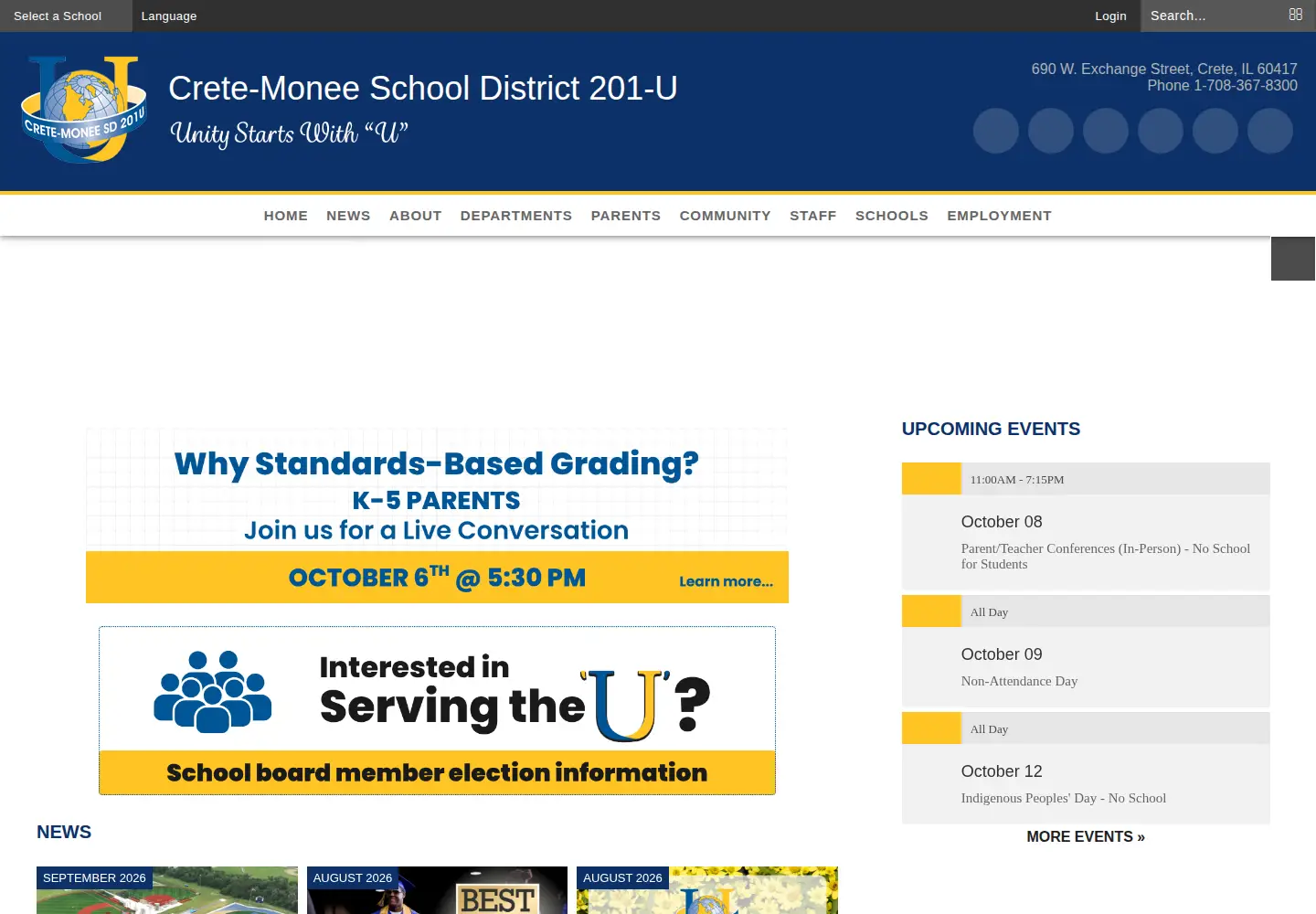 Screenshot of cm201u.org