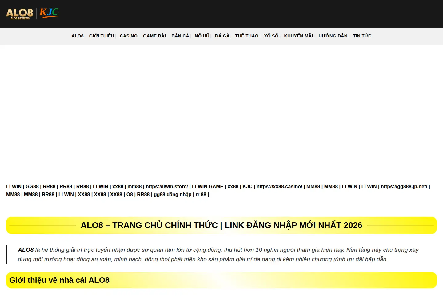 Screenshot of alo8.reviews