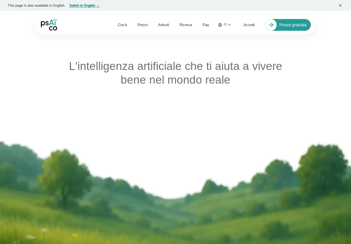 Screenshot of psaico.ai