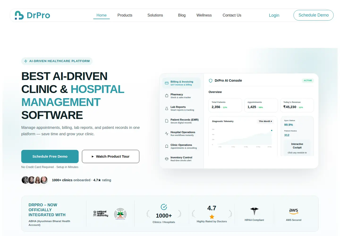 Screenshot of drpro.app