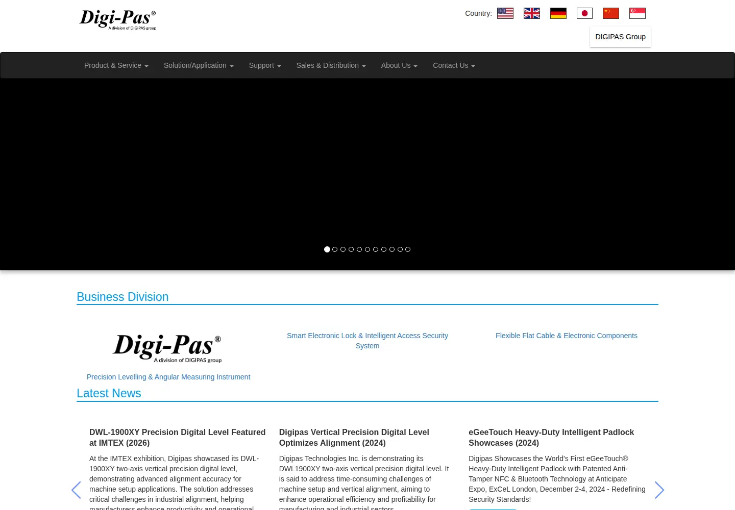 Screenshot of digipas.com