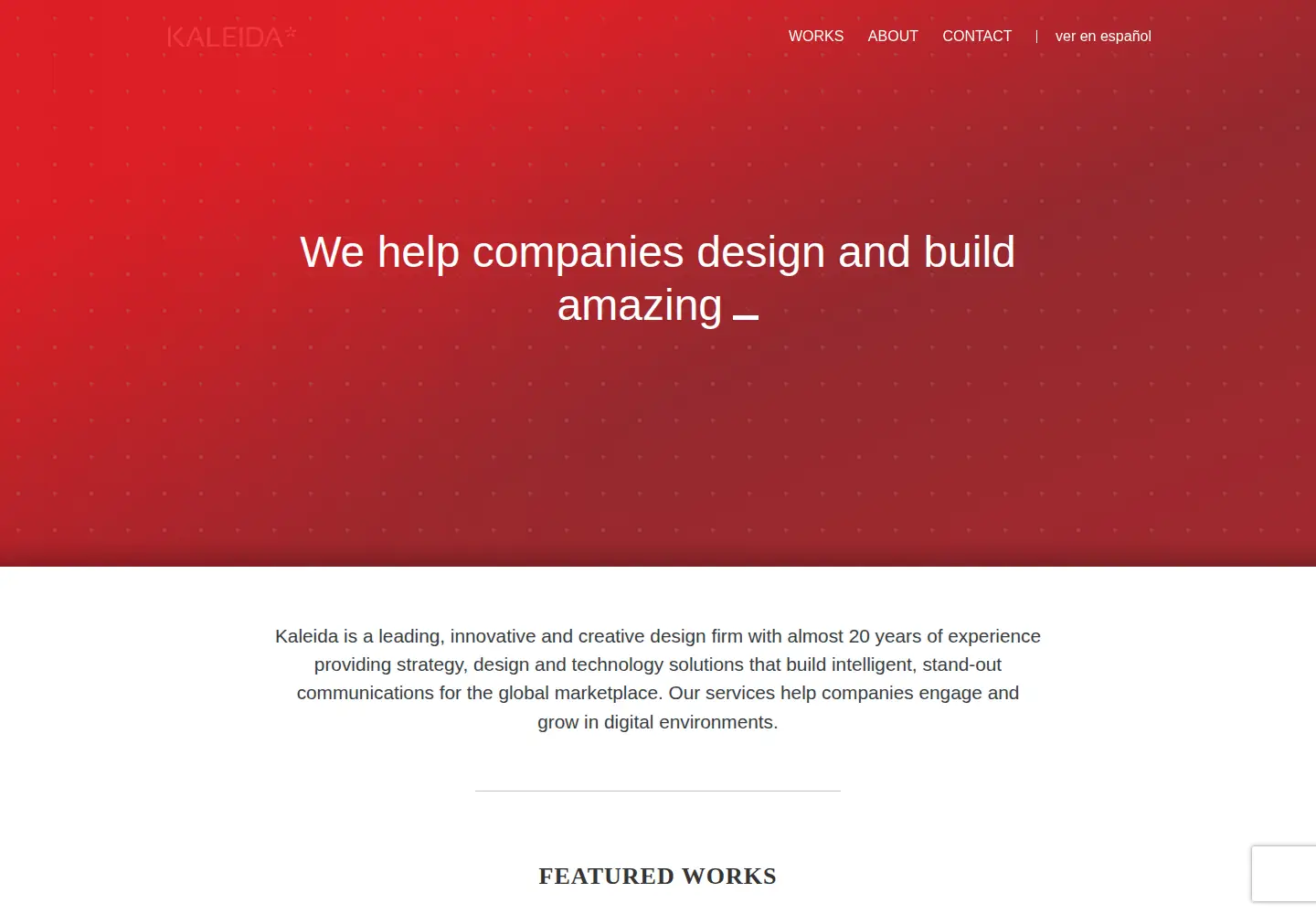 Screenshot of kaleidadigital.com