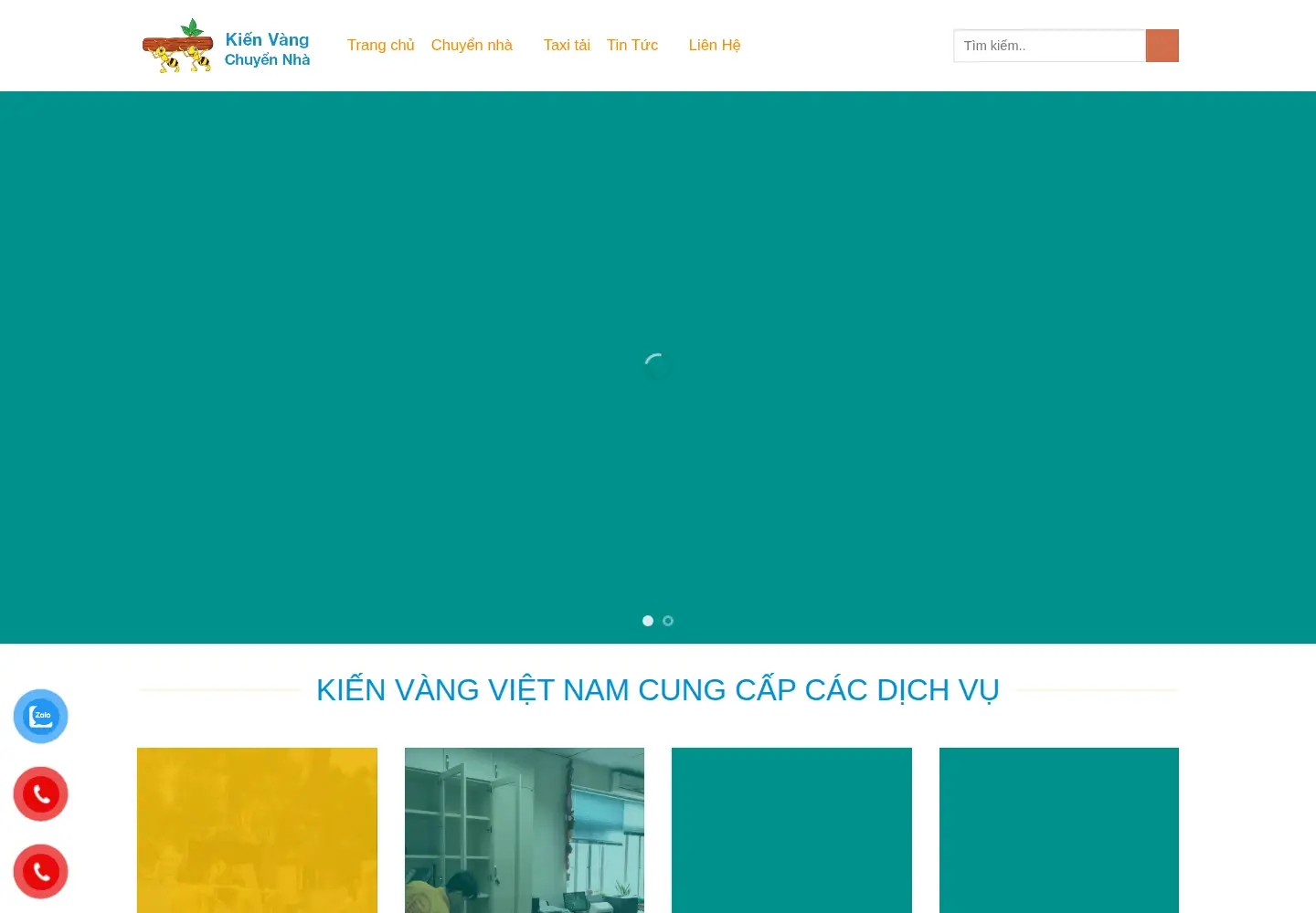 Screenshot of kienvangvietnam.com