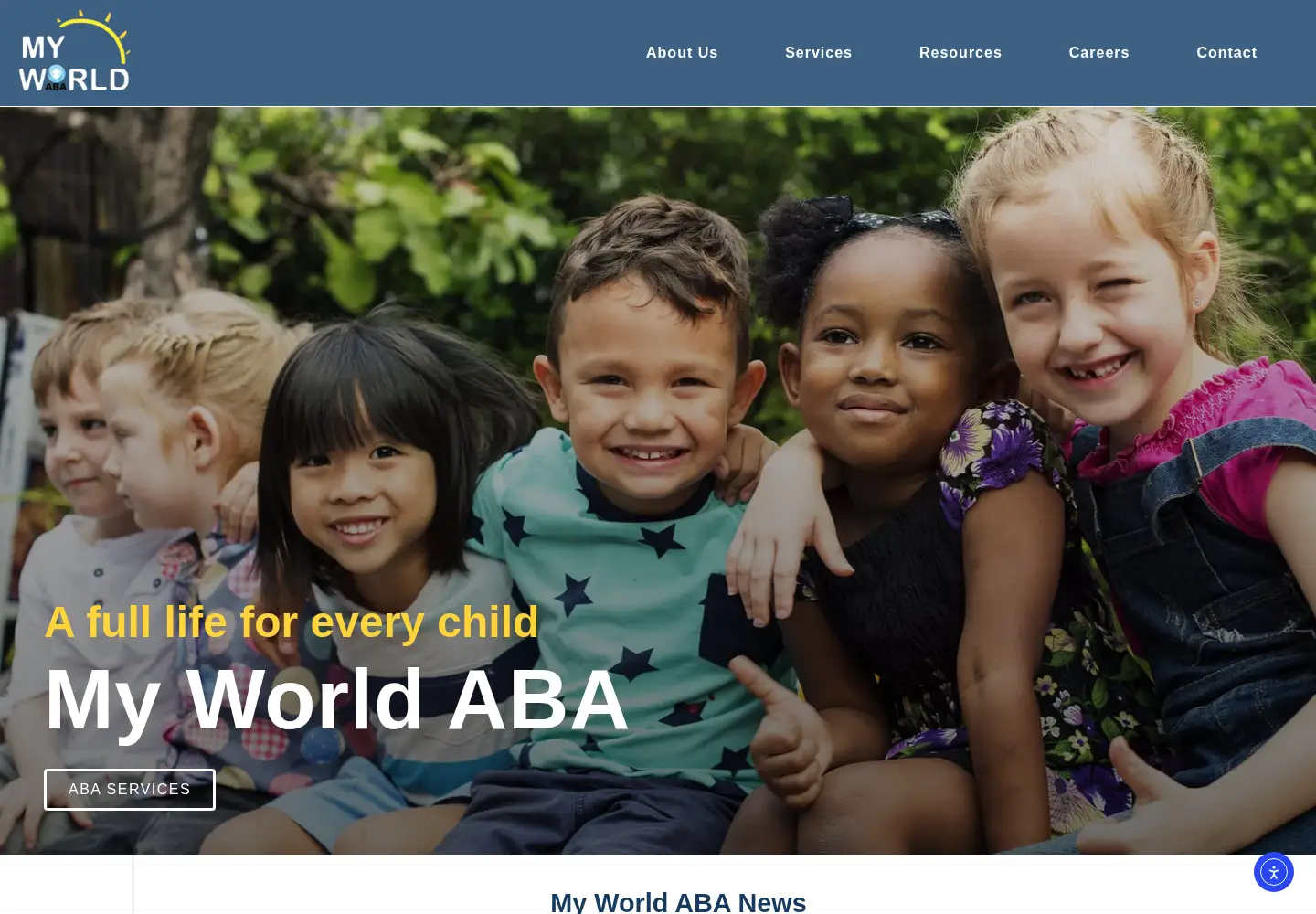Captured homepage of myworldaba.com in the current scan