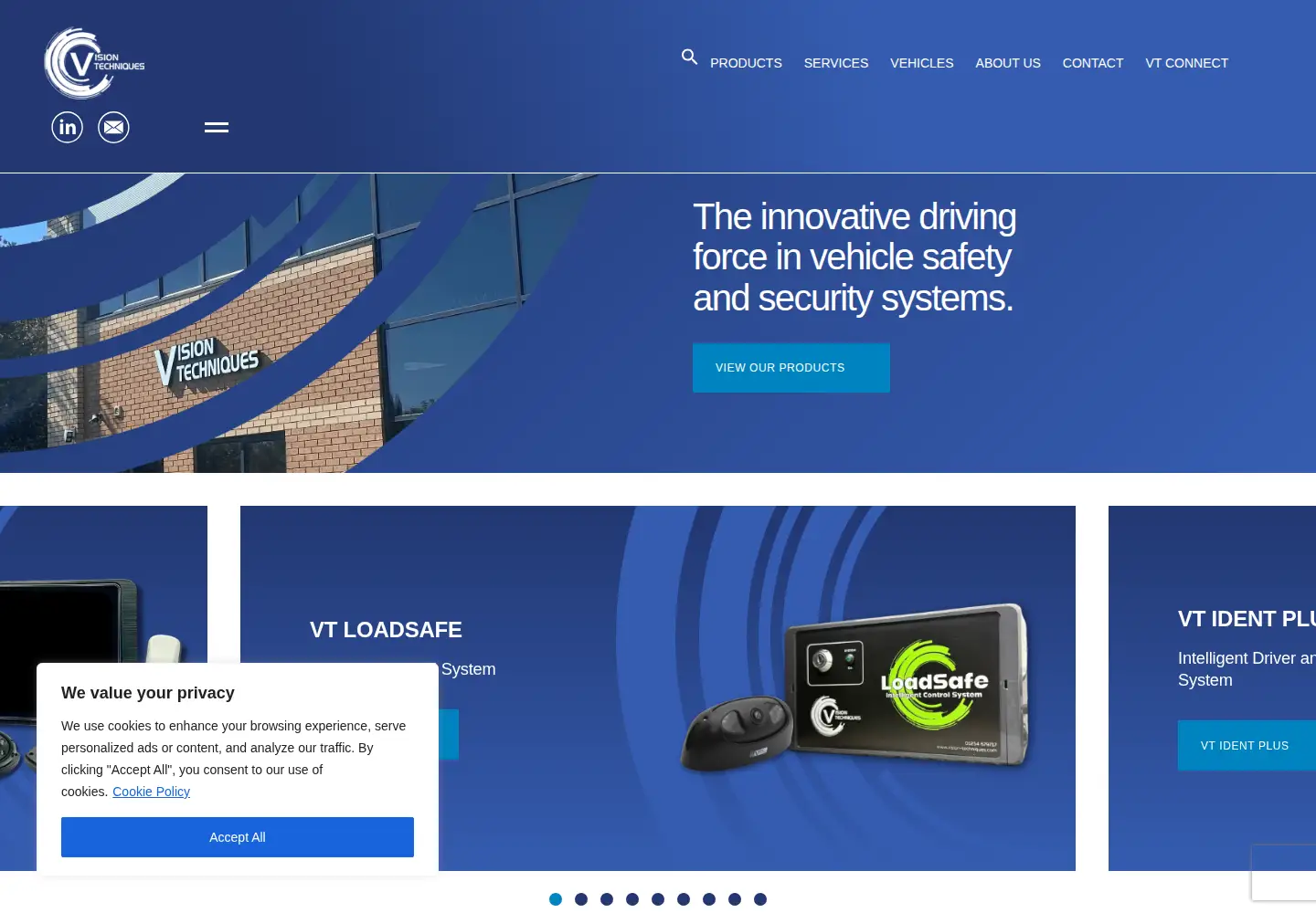 Screenshot of vision-techniques.com