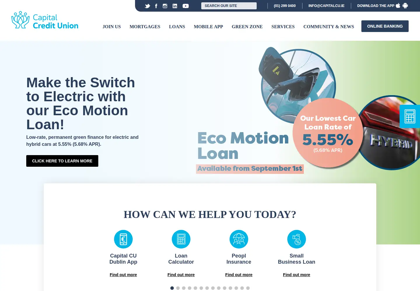 Screenshot of capitalcu.ie