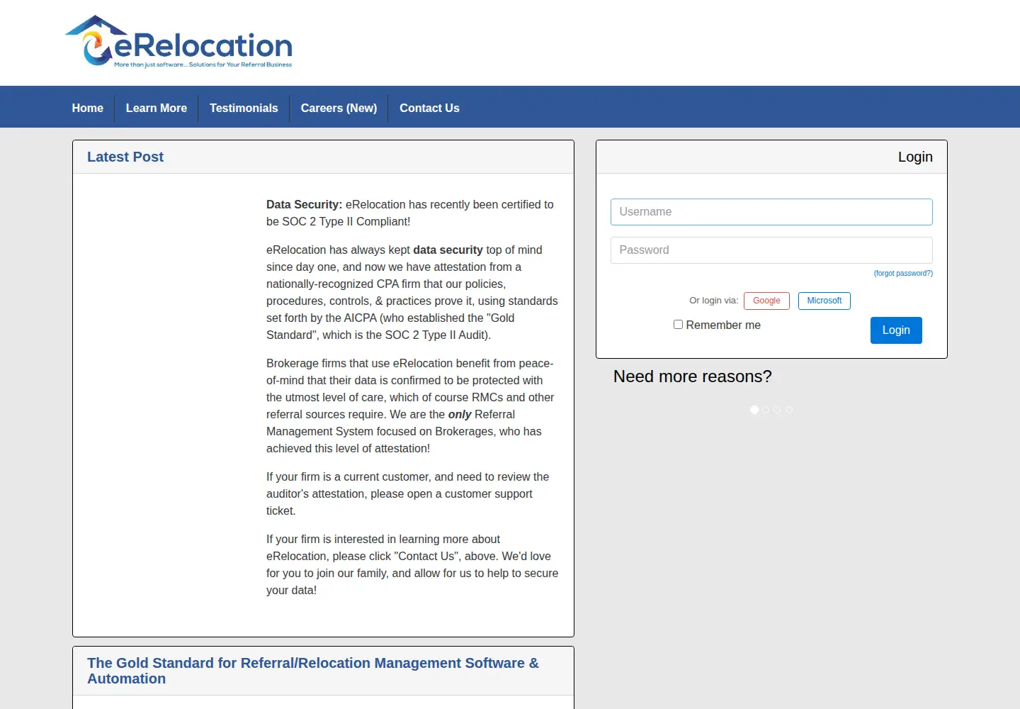 Screenshot of erelocation.net