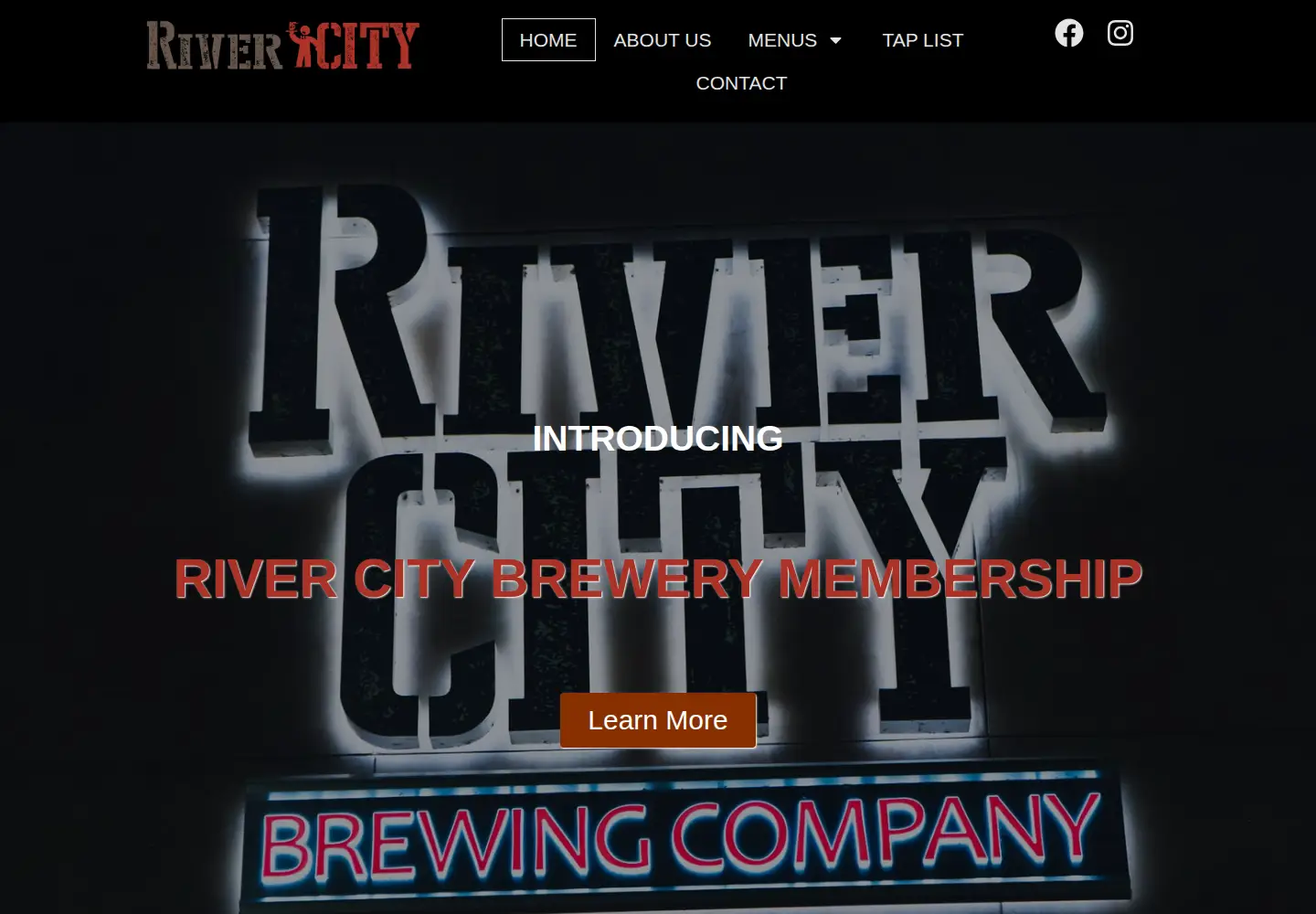 Screenshot of rivercitybrewing.net