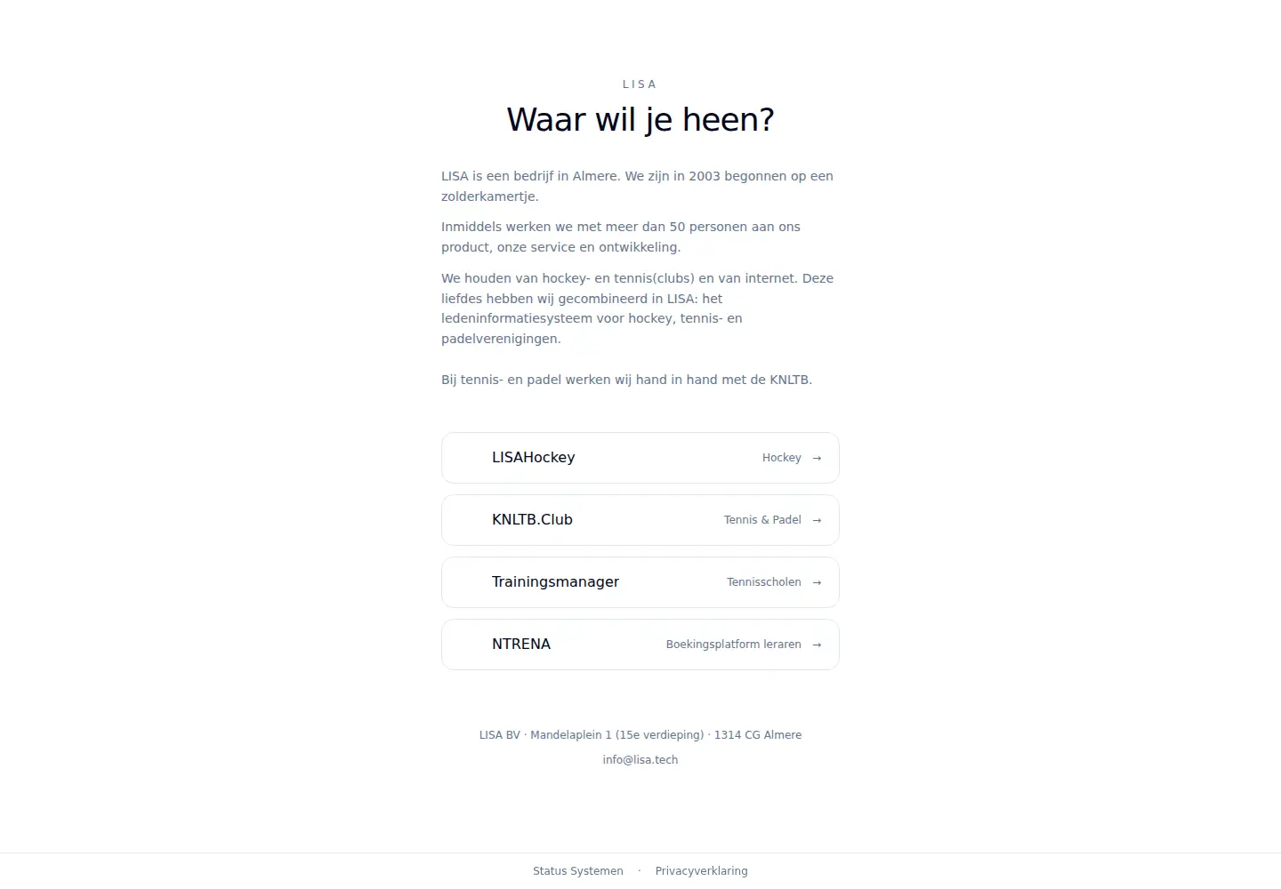 Screenshot of heylisa.nl