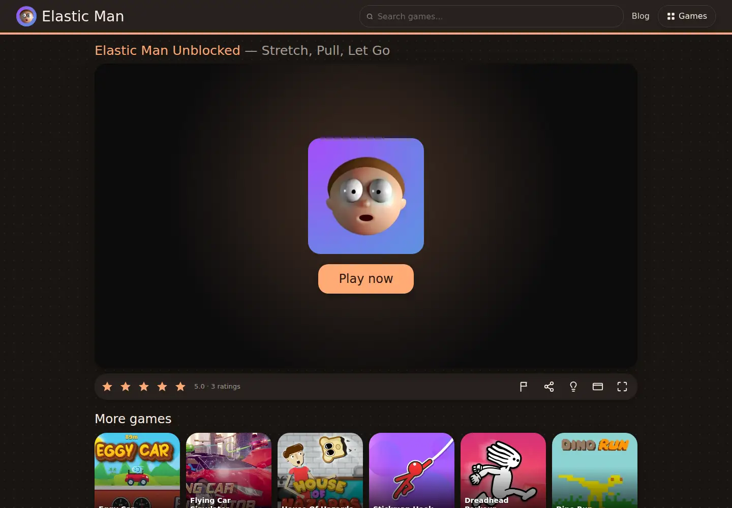 Screenshot of elasticman.org
