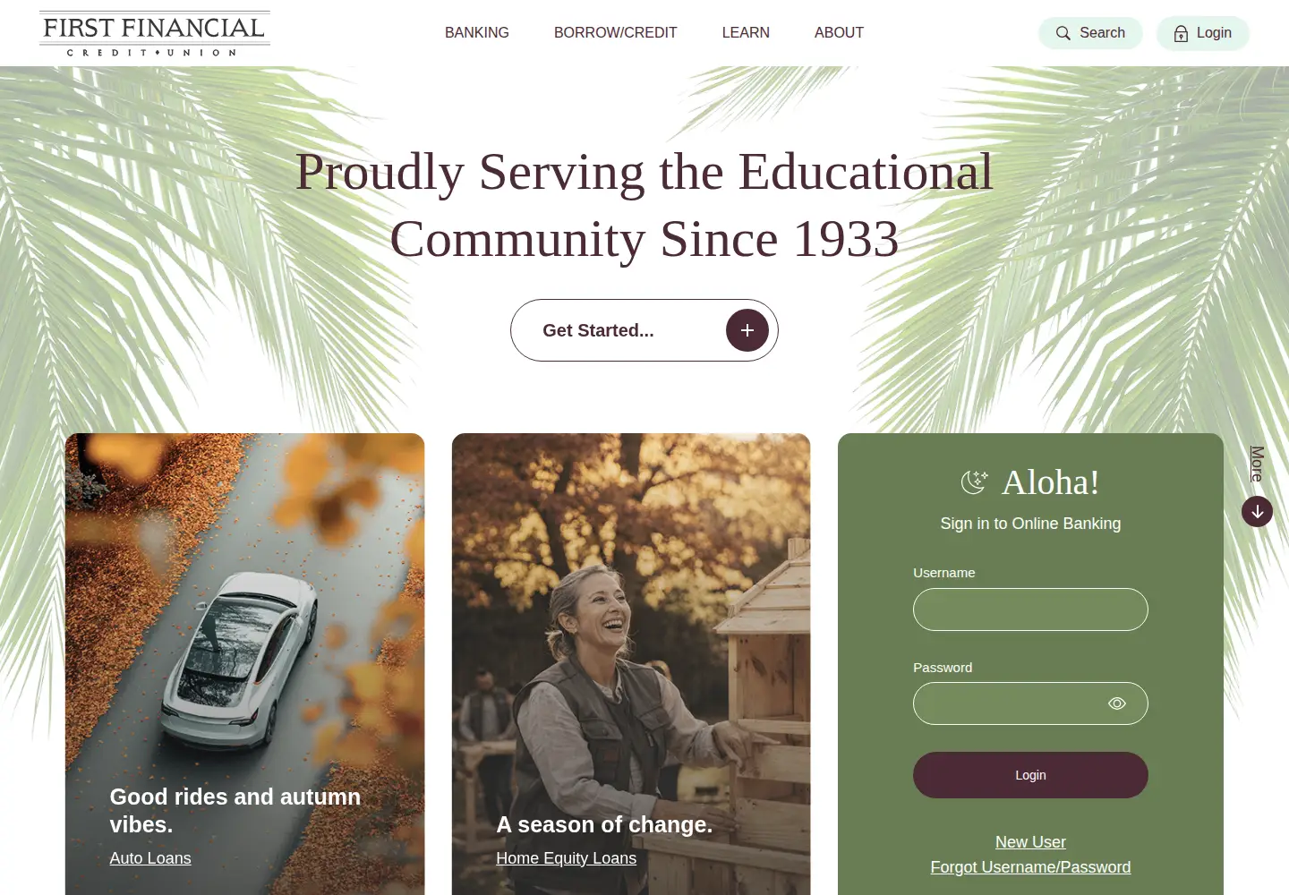 Screenshot of ffcu.org