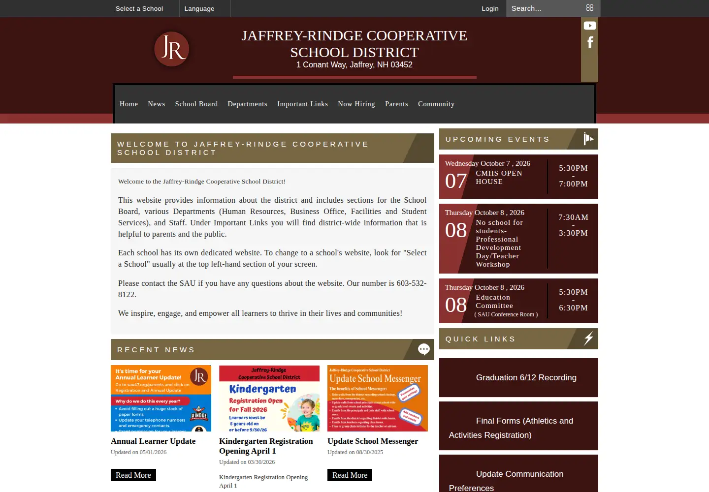 Screenshot of sau47.org