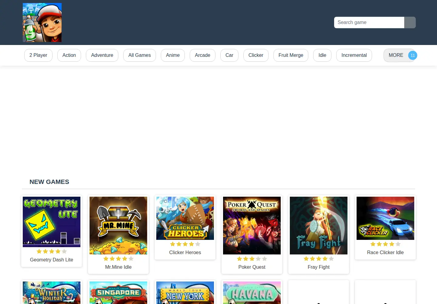 Screenshot of subwaysurfersgame.org