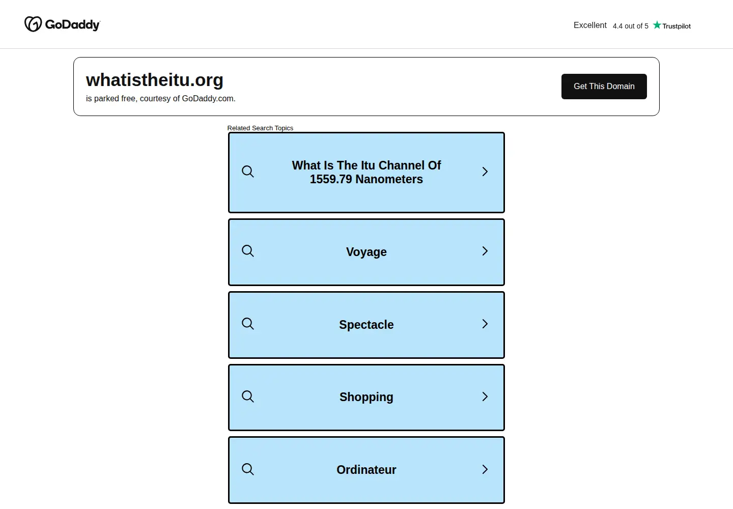 Screenshot of whatistheitu.org