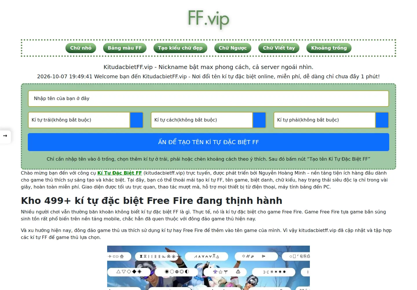 Screenshot of kitudacbietff.vip