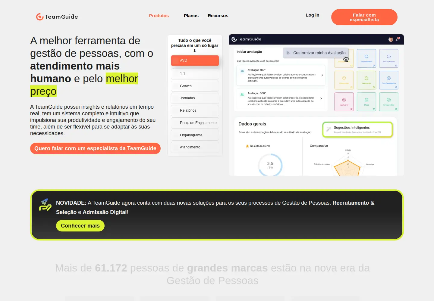 Screenshot of teamguide.app