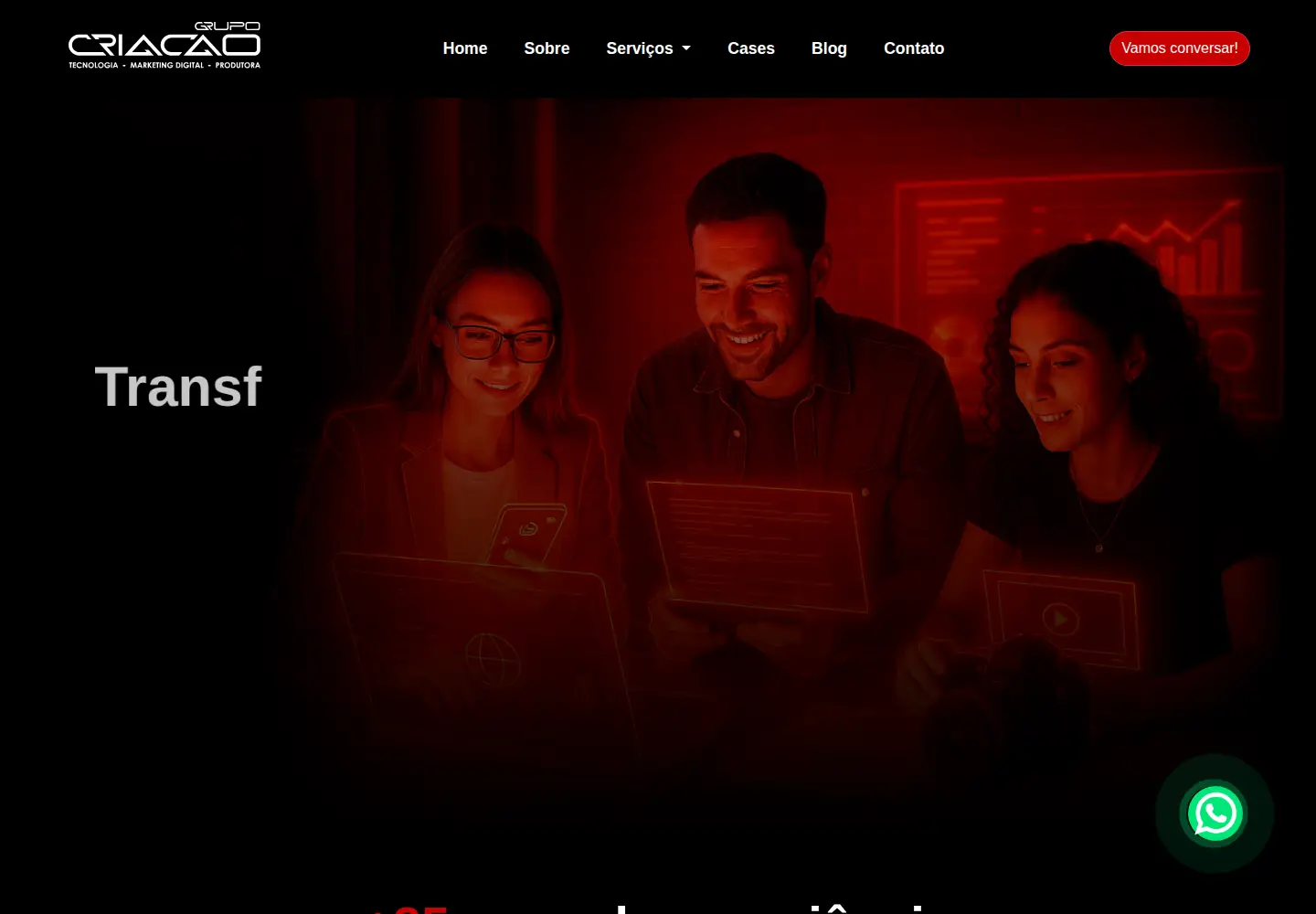 Screenshot of criacaonline.com.br
