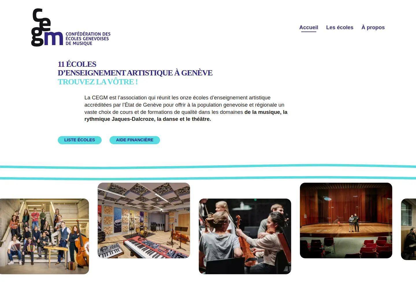 Screenshot of cegm.ch