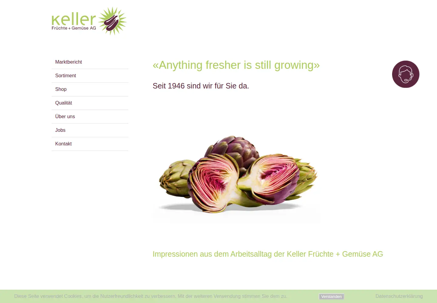 Screenshot of kellergemuese.ch
