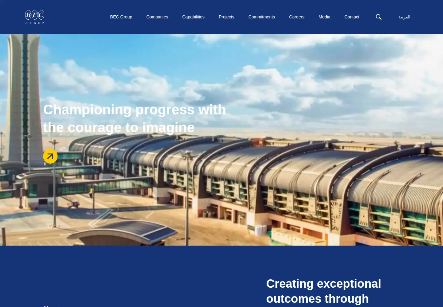 Captured homepage of bahwanengineering.com in the current scan
