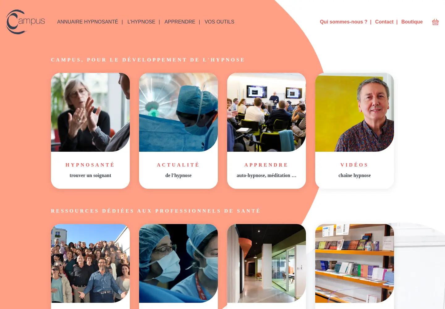 Screenshot of campus-hypnoses.com