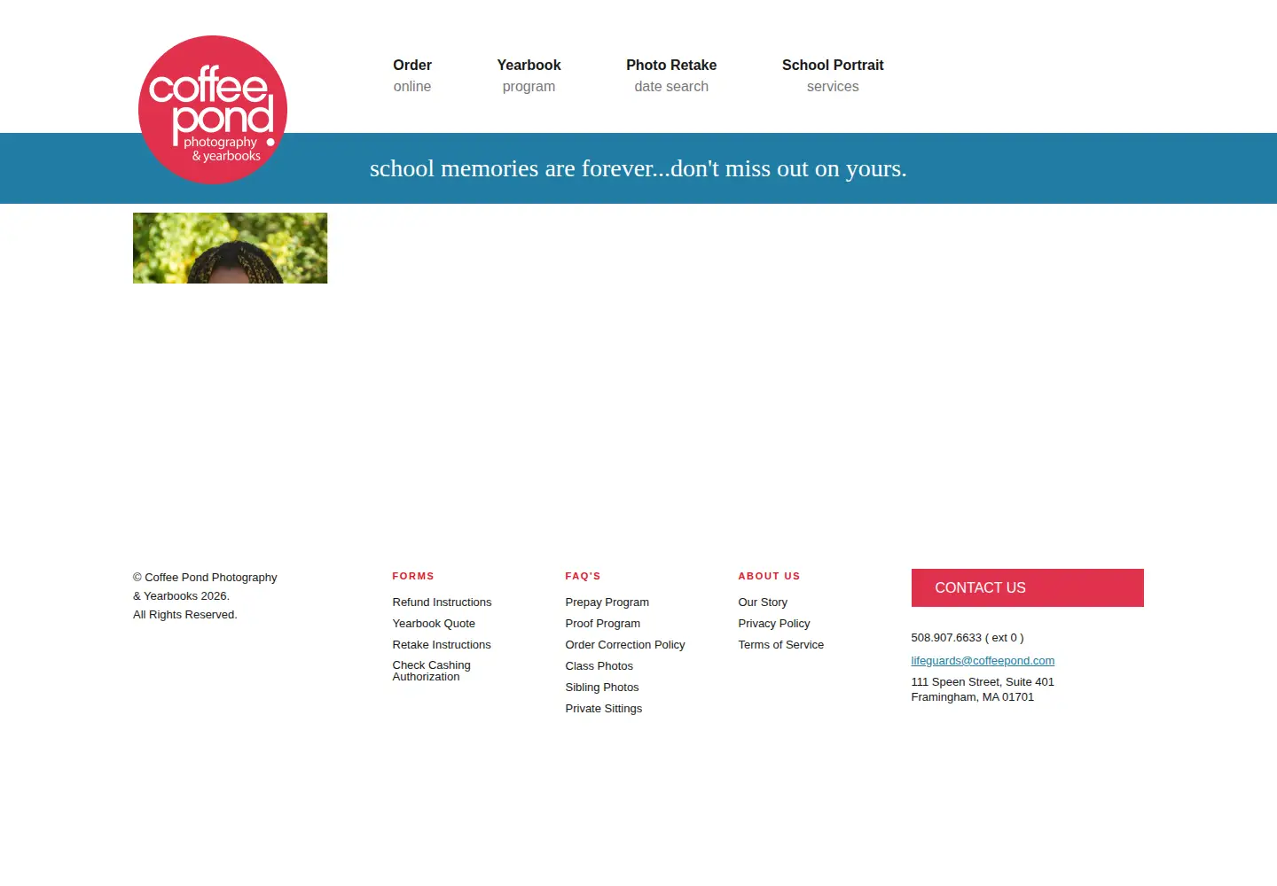 Screenshot of coffeepond.com