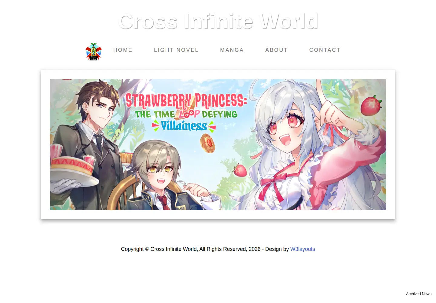 Screenshot of crossinfworld.com
