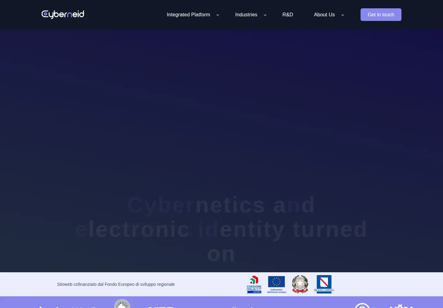 Captured homepage of cyberneid.com in the current scan