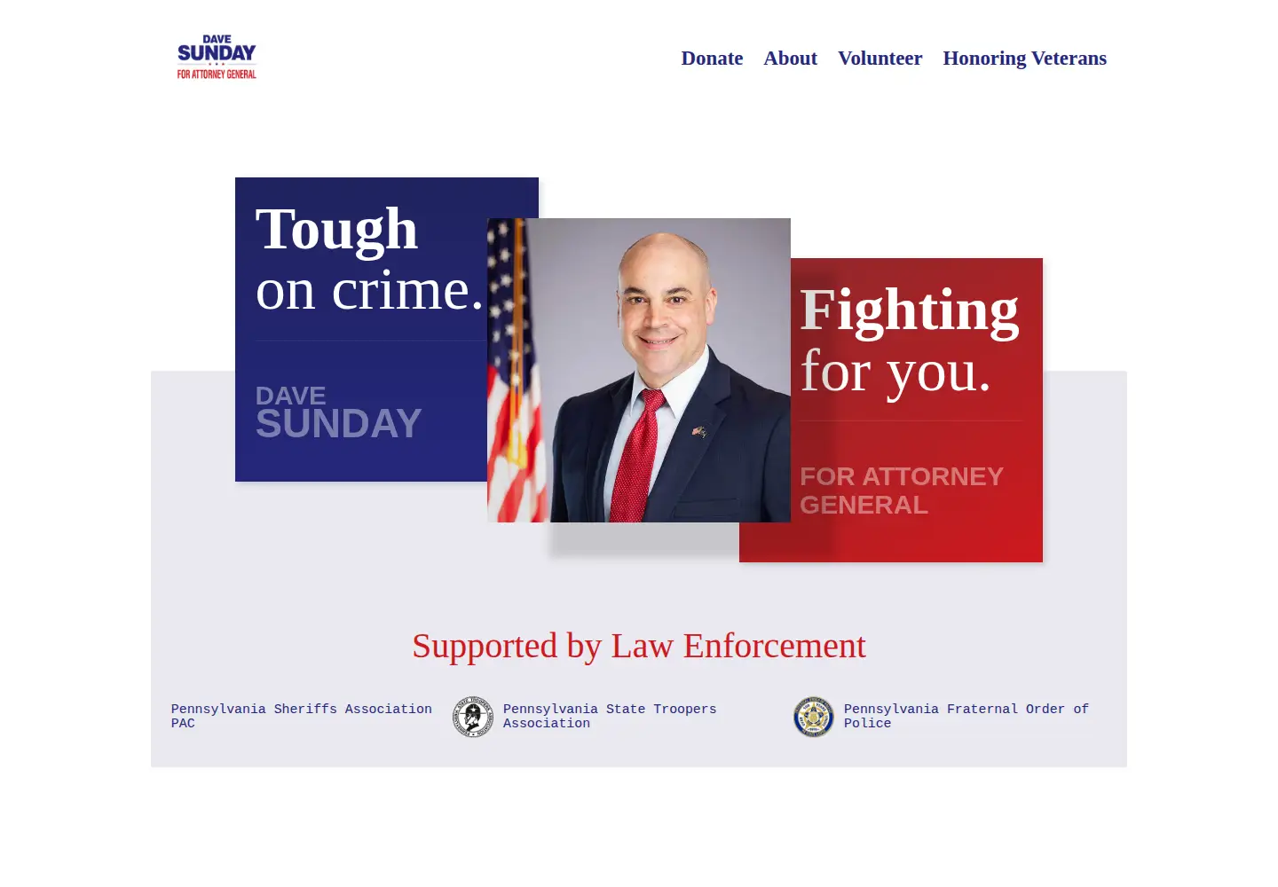 Screenshot of davesundayforag.com