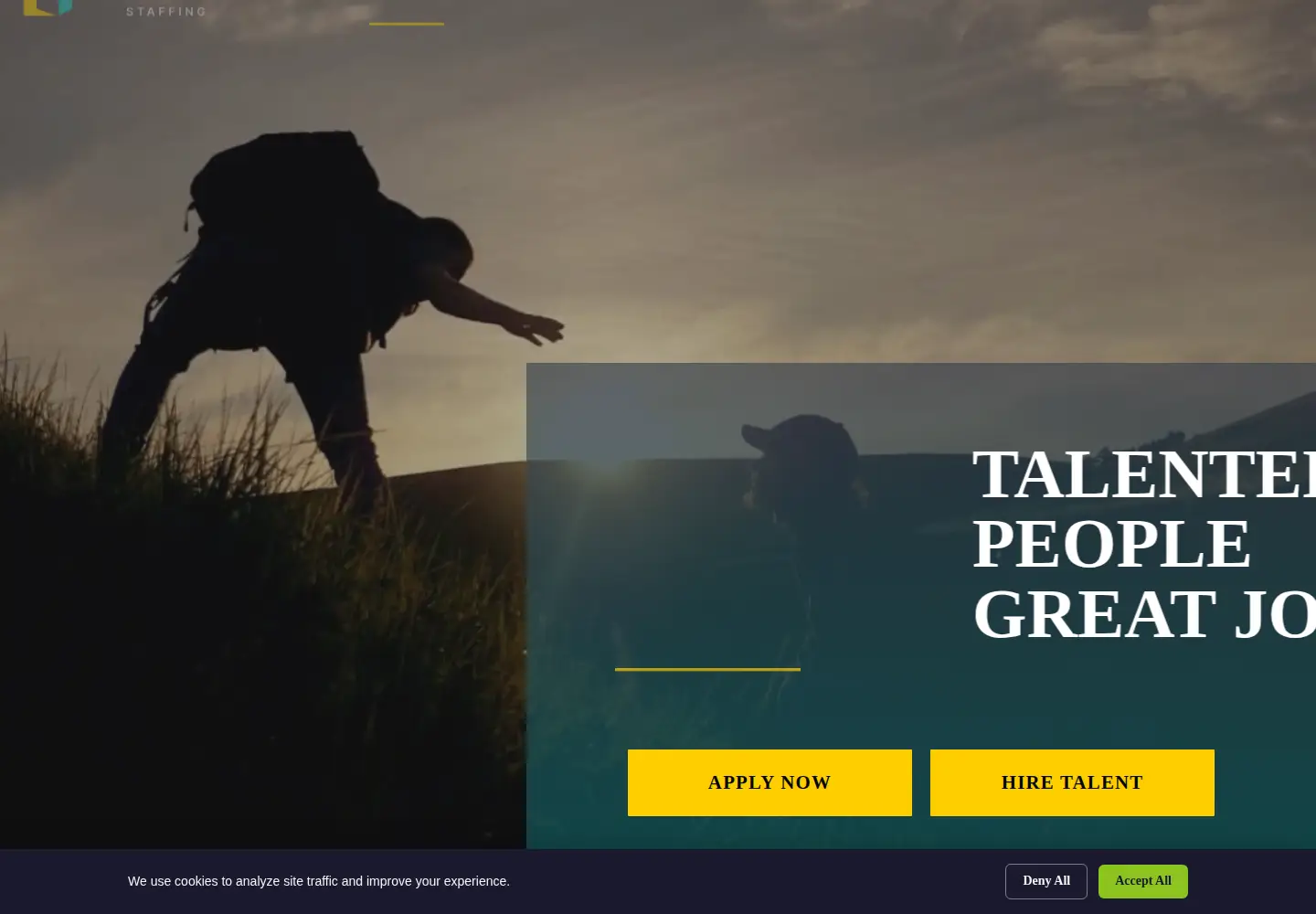 Screenshot of debbiesstaffing.com