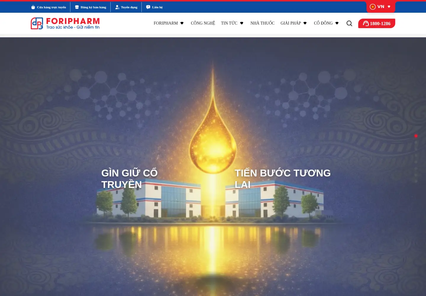 Screenshot of duocphamtw3.com