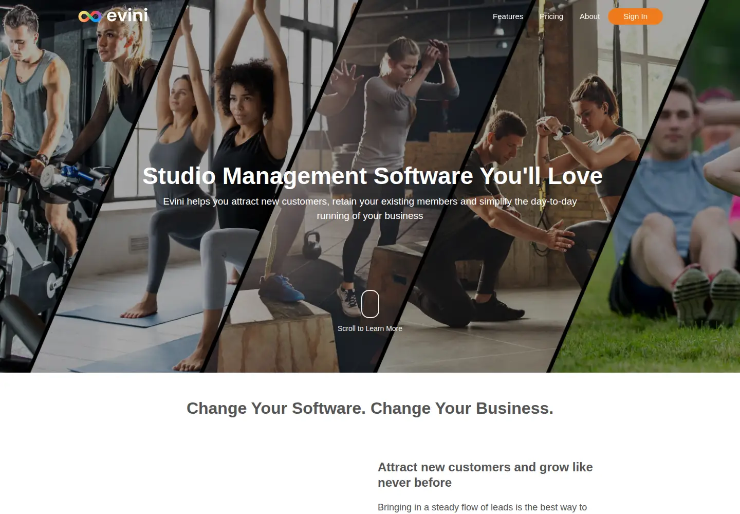 Screenshot of evini.com