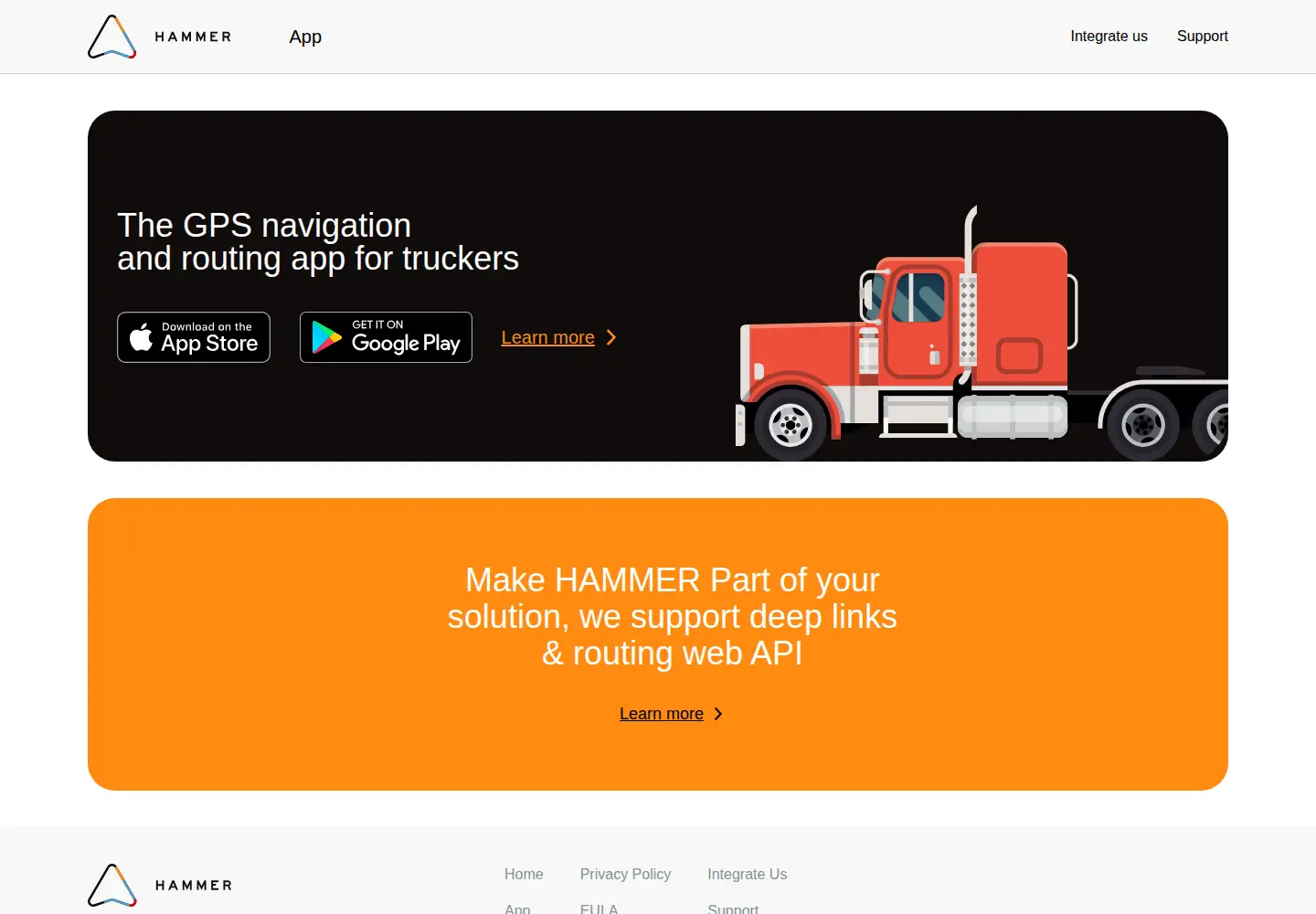 Screenshot of hammerapp.com