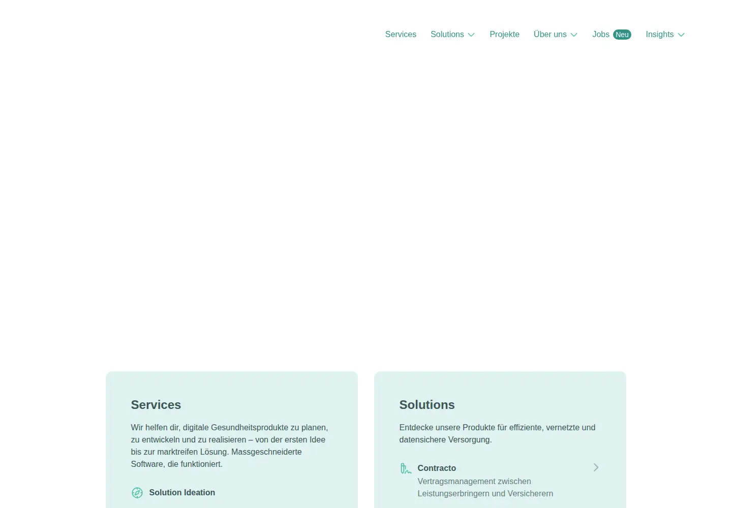 Captured homepage of healthinal.com in the current scan