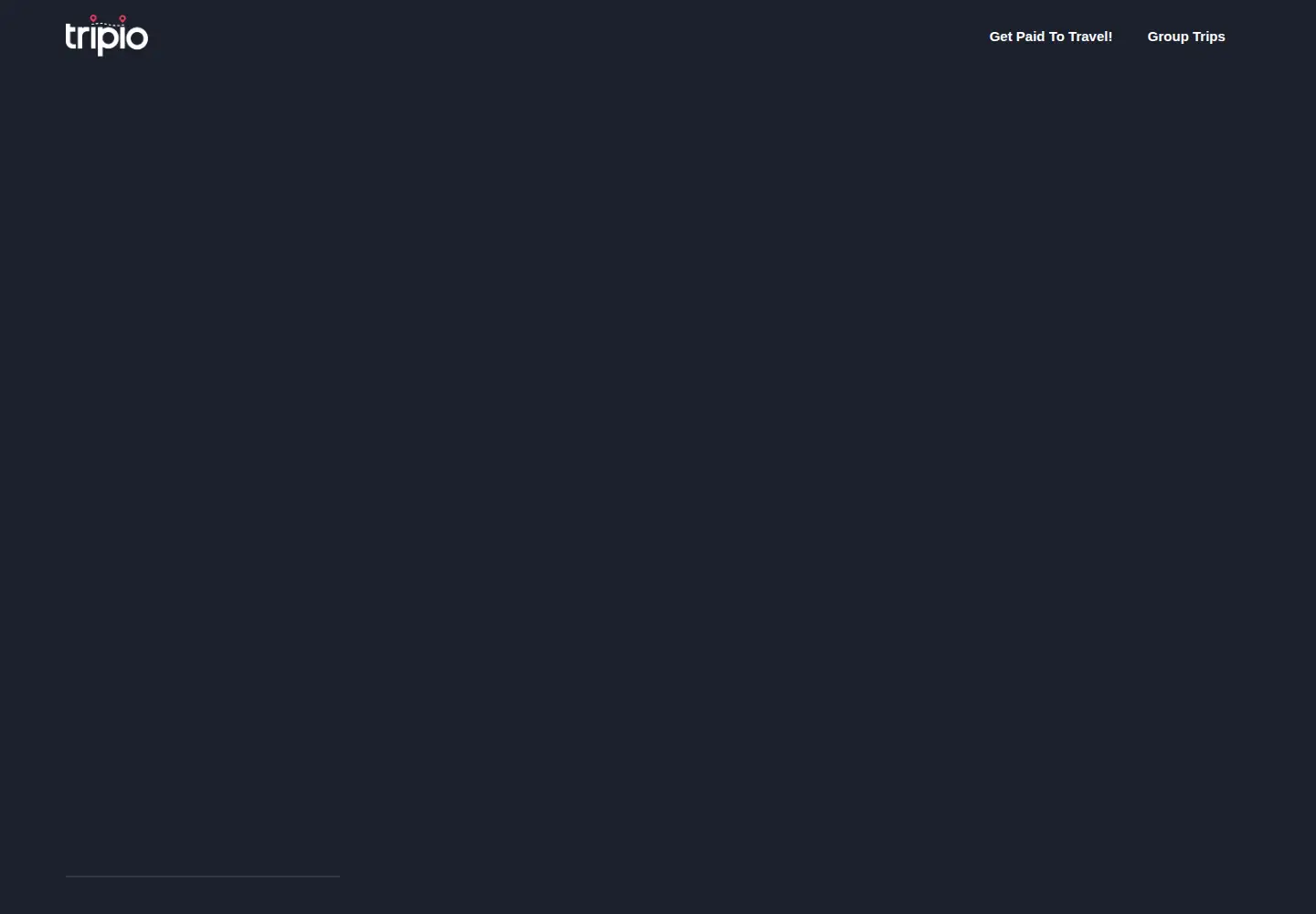 Screenshot of tripioapp.com