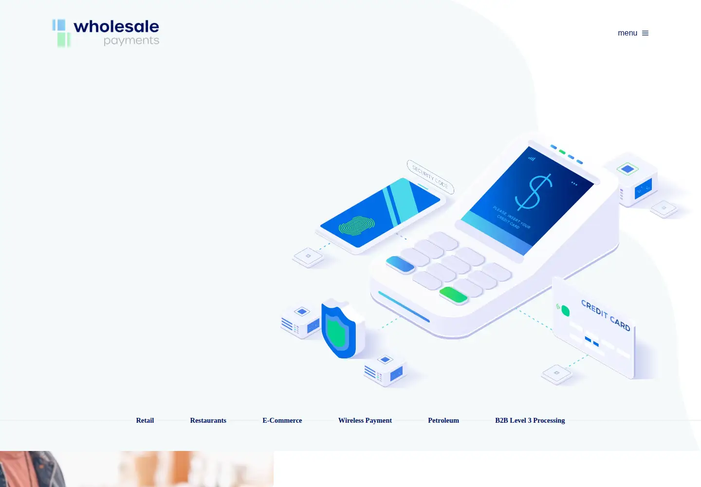 Screenshot of wholesalepayments.com