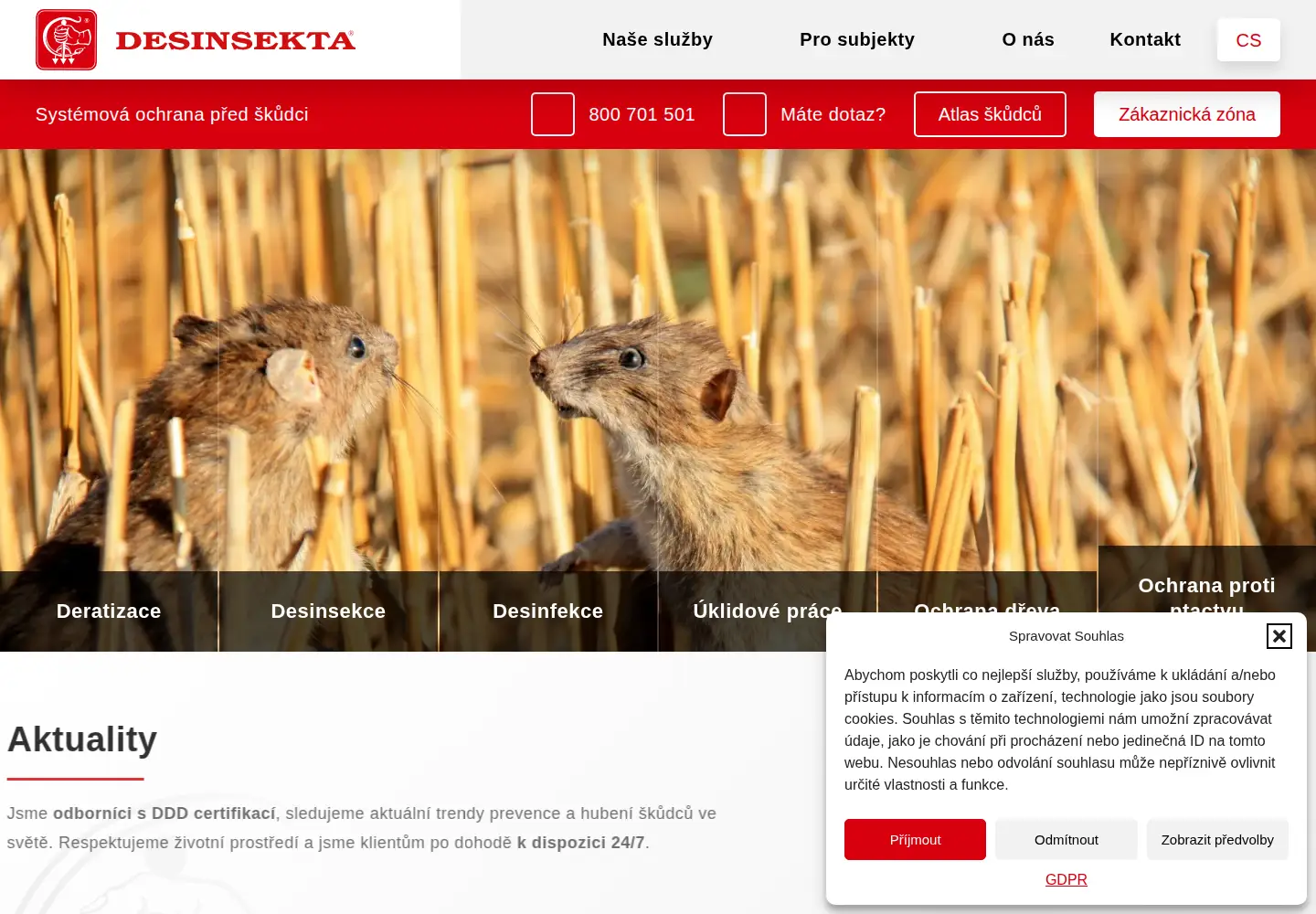 Screenshot of desinsekta.cz