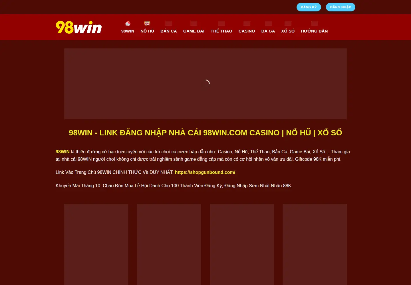 Screenshot of 98winf.dev