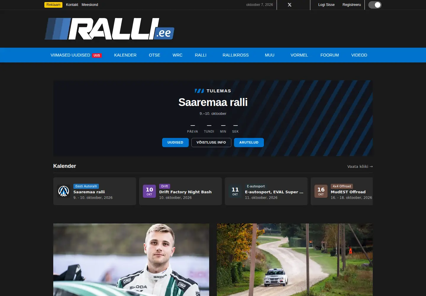 Screenshot of ralli.ee