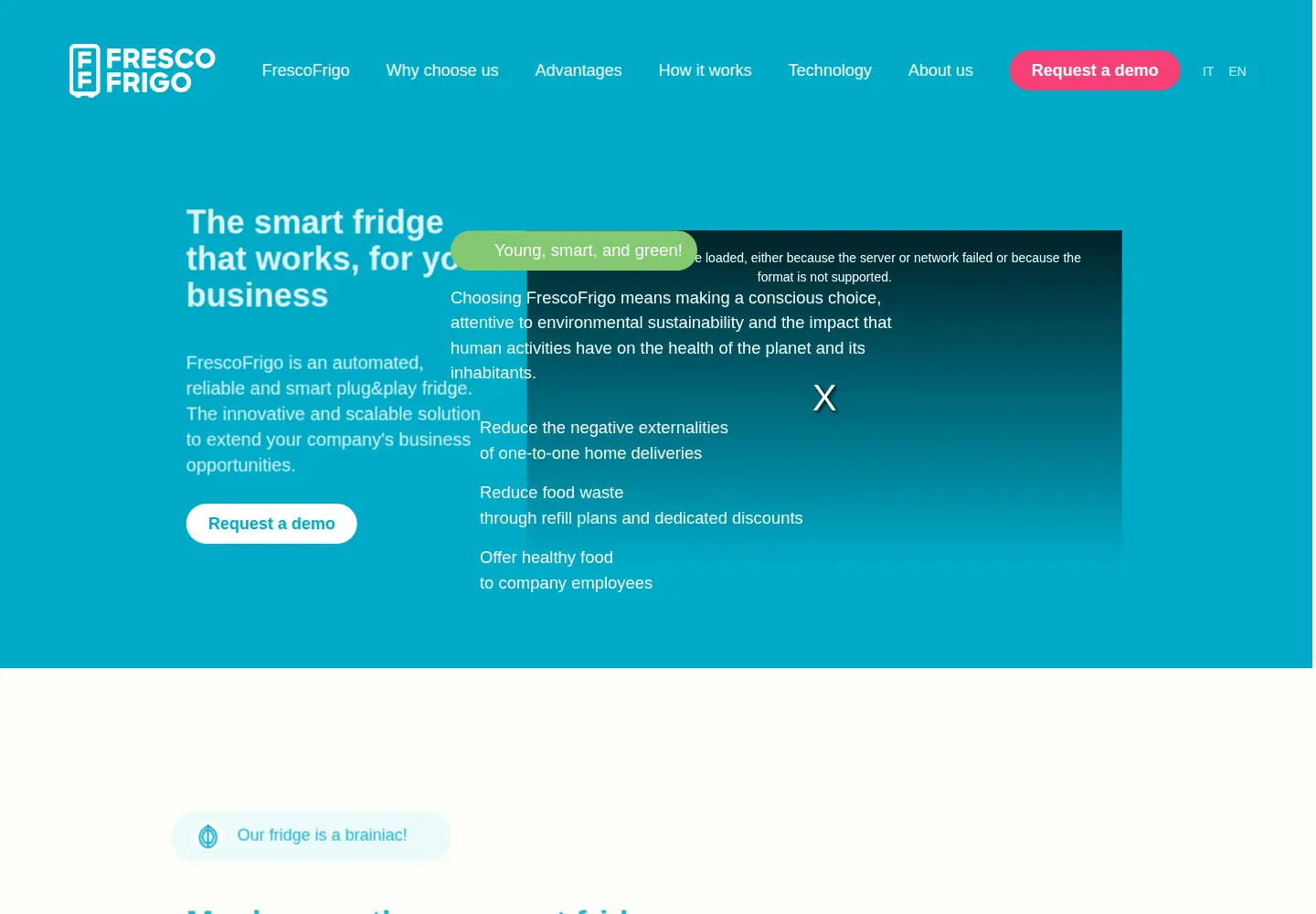 Screenshot of frescofrigo.it