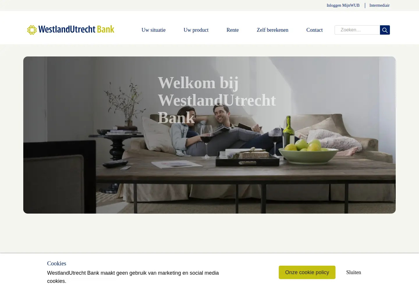 Screenshot of westlandutrechtbank.nl