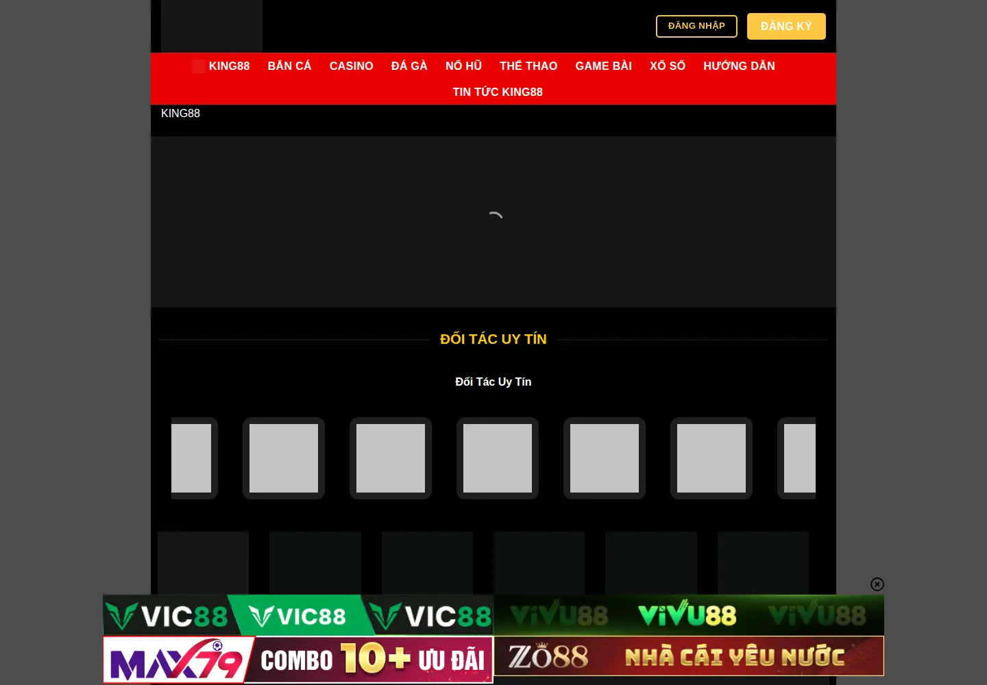 Captured homepage of king88.okinawa in the current scan