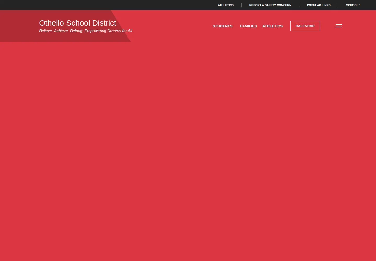 Screenshot of othelloschools.org