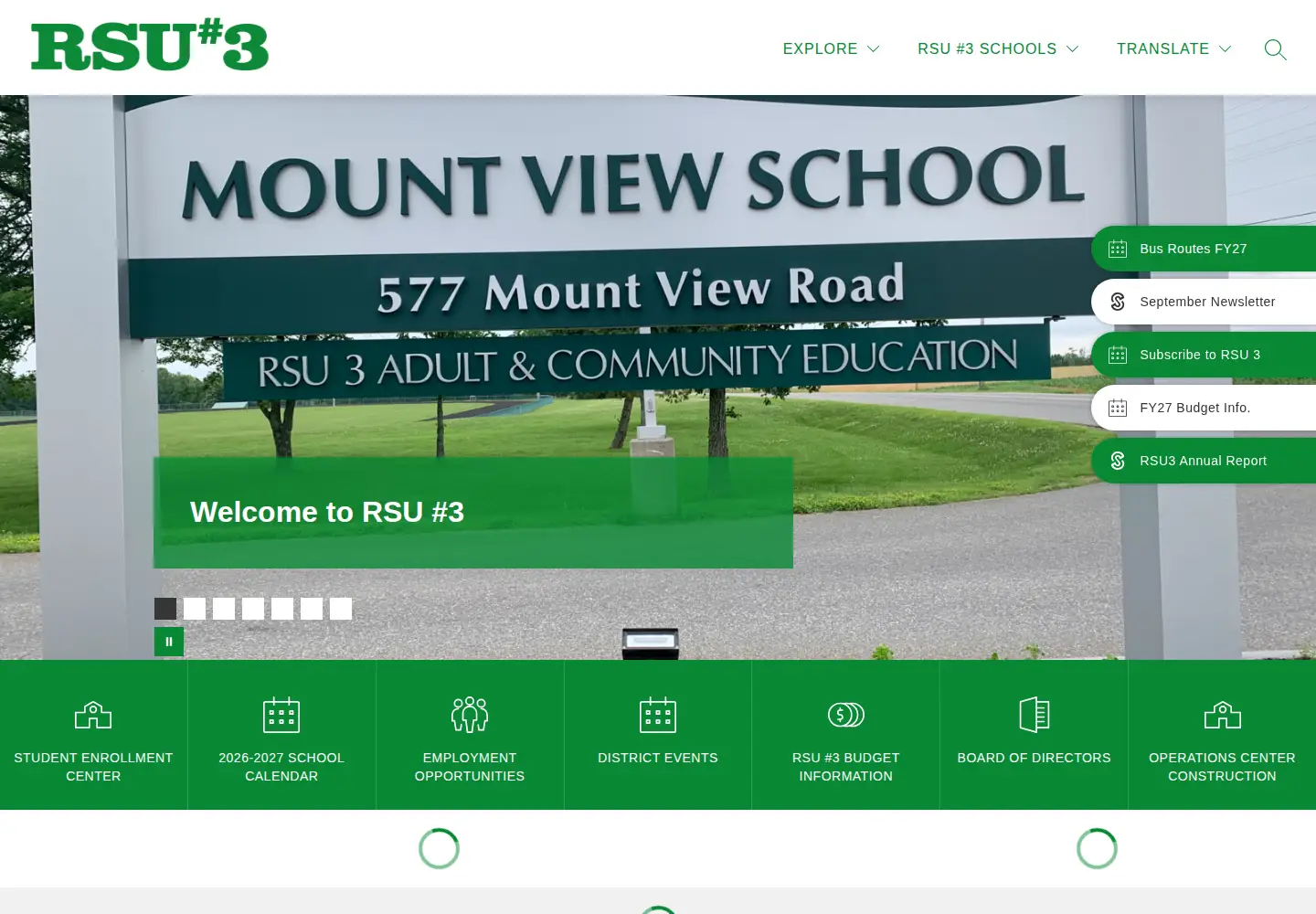 Screenshot of rsu3.org