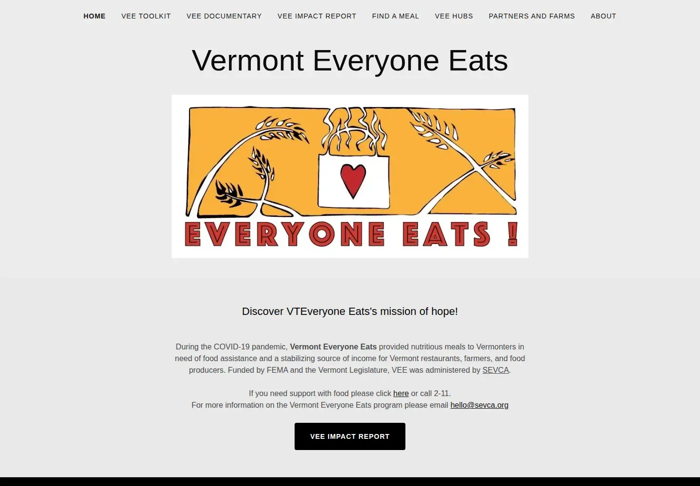 Screenshot of vteveryoneeats.org