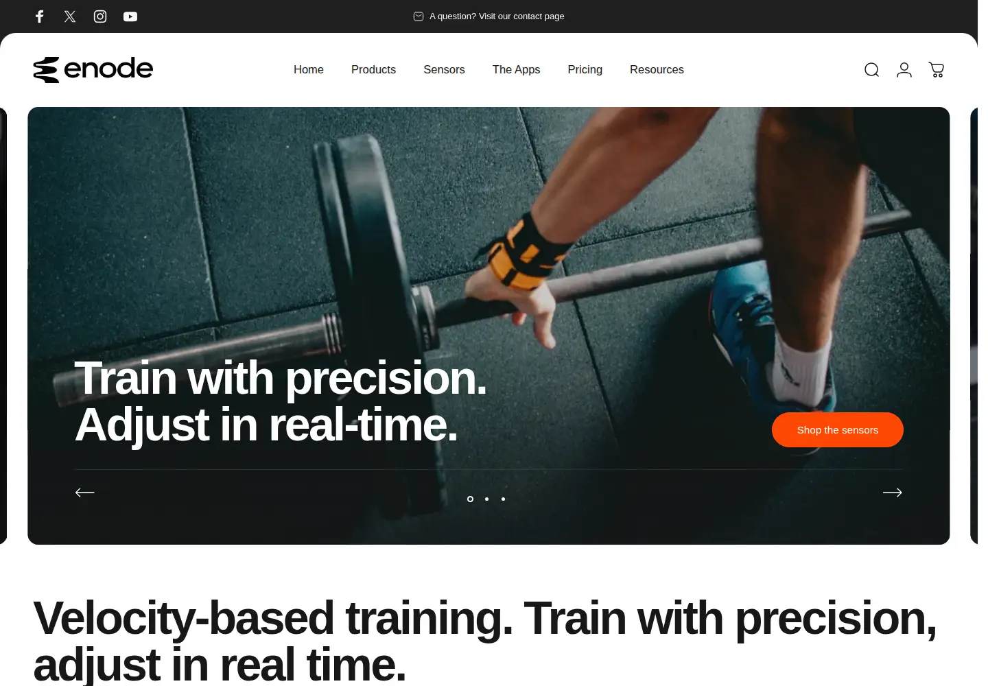 Screenshot of enode.ai