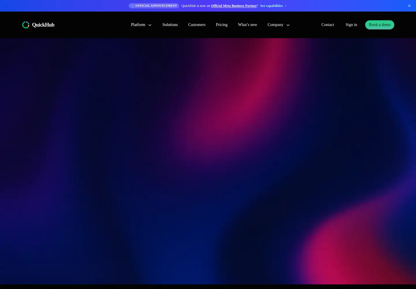 Screenshot of quickhub.ai