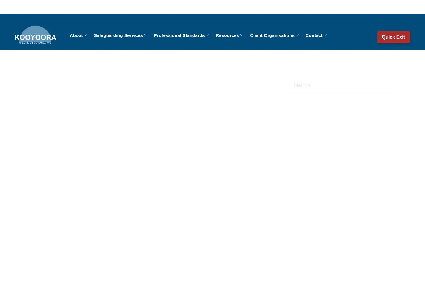 Captured homepage of kooyoora.org.au in the current scan