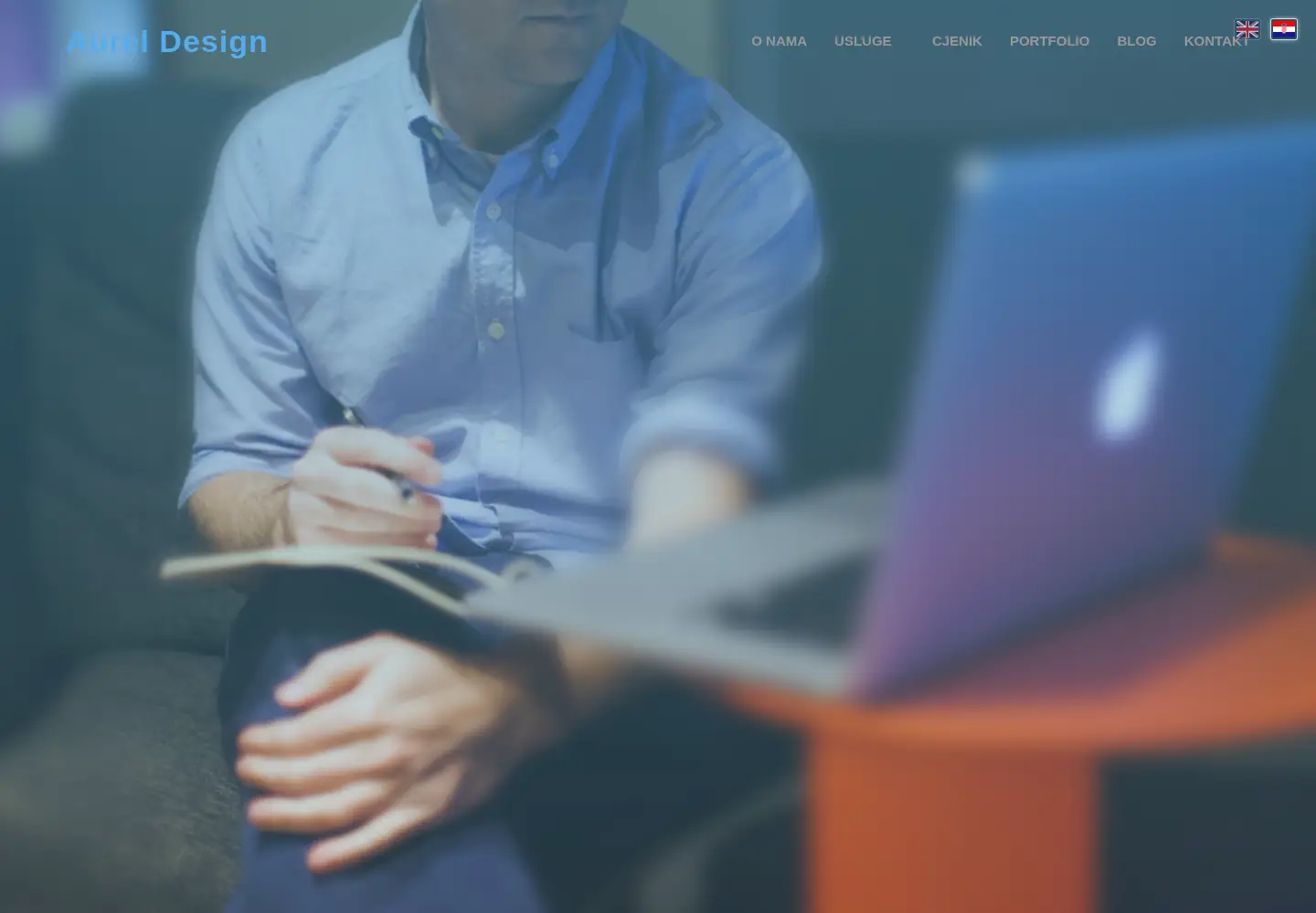 Screenshot of aureldesign.com